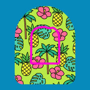 HAWAIIAN HIBISCUS & PINEAPPLE -  OMNIPOD OVERLAY
