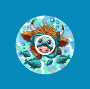 SNORKLING COW - INFUSION SET OVERLAY