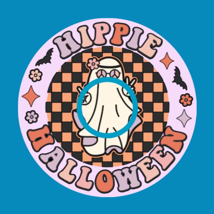 HIPPIE HALLOWEEN GHOST LIBRE 2 OVERLAY