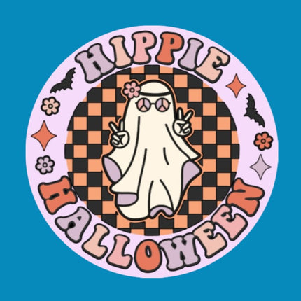 HIPPIE HALLOWEEN GHOST  - OVERLAY PATCH