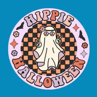 HIPPIE HALLOWEEN GHOST  - OVERLAY PATCH