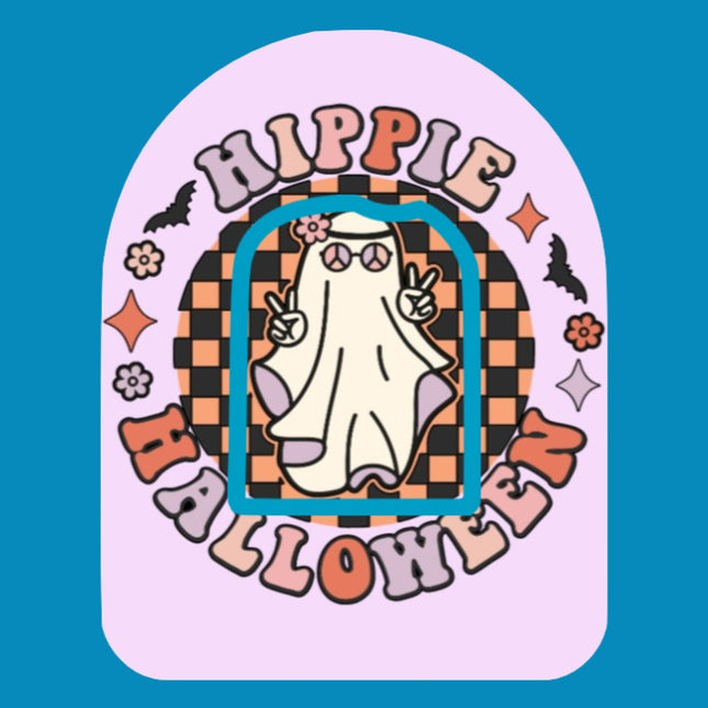 HIPPIE HALLOWEEN GHOST OMNIPOD OVERLAY