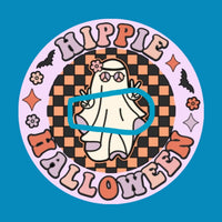 HIPPIE HALLOWEEN GHOST DEXCOM G6 OVERLAY