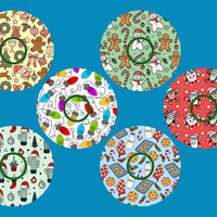 HOLIDAY HAPPINESS - 6 PATCH SET - LIBRE 2 OVERLAYS