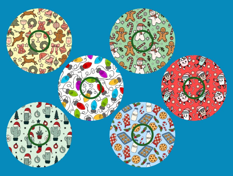 HOLIDAY HAPPINESS - 6 PATCH SET - LIBRE 2 OVERLAYS