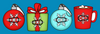 HOLIDAY CHEER - 4 PATCH SET   -  DEXCOM G6 OVERLAYS