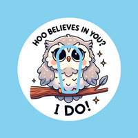 WE BELIEVE IN YOU! -  DEXCOM G6 OVERLAYS - SET OF ALL 6 PATCH DESIGNS WITH VERTICAL CUT-OUTS