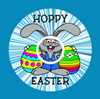 HOPPY EASTER - PATCH