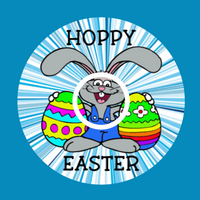 HOPPY EASTER - PATCH