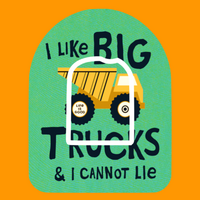 I LIKE BIG TRUCKS -  OMNIPOD OVERLAY
