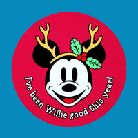 I'VE BEEN WILLIE GOOD THIS YEAR! - LARGE SOLID OVERLAY