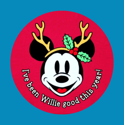 I'VE BEEN WILLIE GOOD THIS YEAR! - LARGE SOLID OVERLAY
