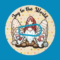 JOY TO THE WORLD SINGING GNOMES -  DEXCOM G6 OVERLAY