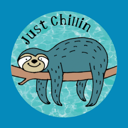 JUST CHILLIN SLOTH PATCH