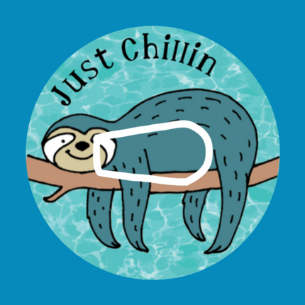 JUST CHILLIN SLOTH PATCH