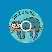 JUST CHILLIN SLOTH PATCH