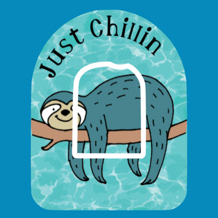 JUST CHILLIN SLOTH PATCH