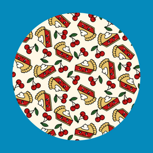 CHERRY PIE PATTERN - LARGE SOLID OVERLAY