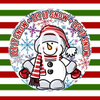 LET IT SNOW ~ LET IT SNOW ~ LET IT SNOWMAN PATCH