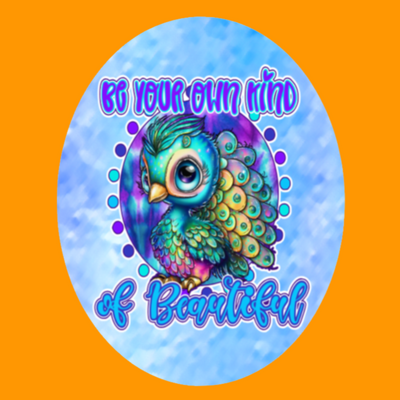 BE YOUR OWN KIND OF BEAUTIFUL - PEACOCK PATCH