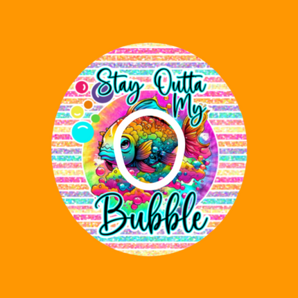 STAY OUTTA MY BUBBLE - FISH PATCH