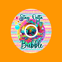STAY OUTTA MY BUBBLE - FISH PATCH