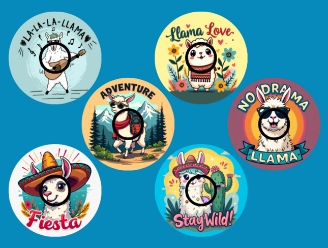 LLAMA TIME - 6 PATCH SET - LIBRE 2 OVERLAYS