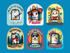 LLAMA TIME - 6 PATCH SET - OMNIPOD OVERLAYS