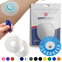 GripShield® Compatible With Libre® 3, Libre® 3 Plus & Minimed Instinct® – Reusable Device Protector | Secure & Comfortable Fit