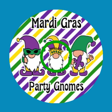 MARDI GRAS PARTY GNOMES -  LIBRE 2 OVERLAY