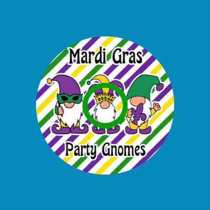 MARDI GRAS PARTY GNOMES - INFUSION SET OVERLAY