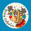 MERRY CHRISTMAS FROM RUDOLPH -  DEXCOM G6 OVERLAY