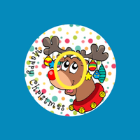 MERRY CHRISTMAS FROM RUDOLPH- DEXCOM G7 OR DEXCOM STELO OVERLAY