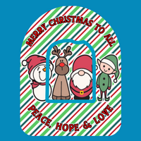 MERRY CHRISTMAS TO ALL - PEACE, HOPE & LOVE -  OMNIPOD OVERLAY