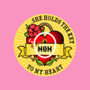 MOM - SHE HOLDS THE KEY TO MY HEART PATCH