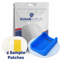 Reusable On Body SugarShield™ Compatible with Tandem Mobi™- 2 Sample Patches Included