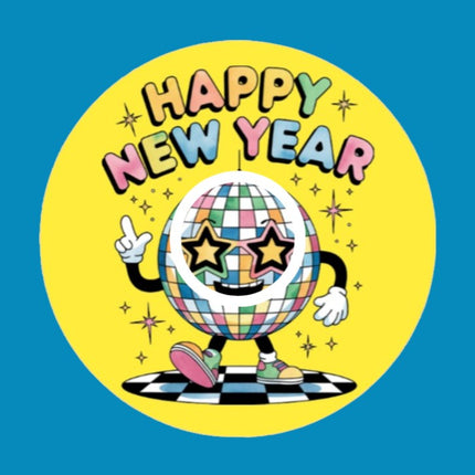 HAPPY NEW YEAR DISCO BALL -  LIBRE 2 OVERLAY