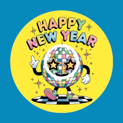 HAPPY NEW YEAR DISCO BALL -  LIBRE 2 OVERLAY