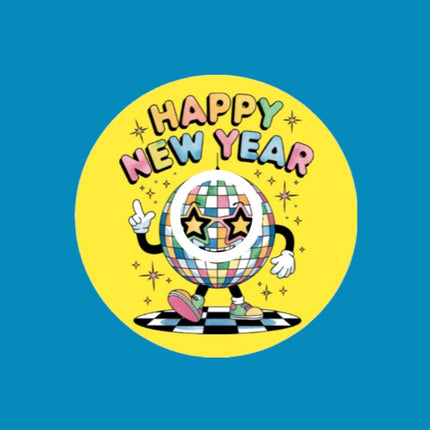 HAPPY NEW YEAR DISCO BALL - LIBRE 3 OVERLAY