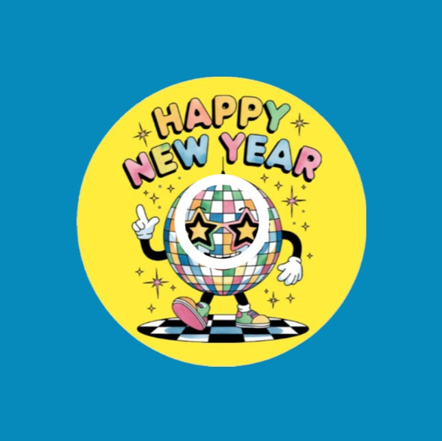 HAPPY NEW YEAR DISCO BALL - LIBRE 3 OVERLAY