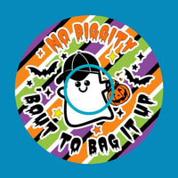 NO DIGGITY!  BOUT TO BAG IT UP!  HALLOWEEN PATCH