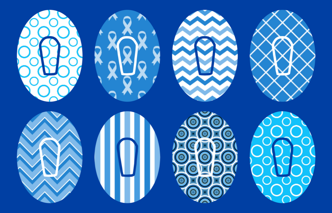 NOVEMBER BLUES 8 PATCH SET