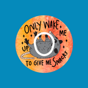 WAKE ME TO GIVE ME SNACKS - OPOSSUM - DEXCOM G7 OR DEXCOM STELO OVERLAY