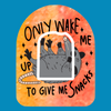 WAKE ME TO GIVE ME SNACKS - OPOSSUM -  OMNIPOD OVERLAY