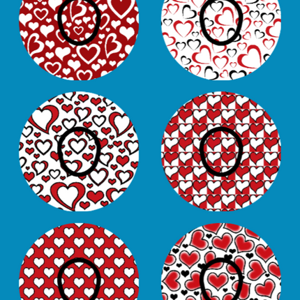 OUR HEARTS WILL GO ON & ON - VALENTINE PATTERNS - 6 PATCH SET - DEXCOM G7 OR DEXCOM STELO OVERLAYS