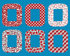 OUR HEARTS WILL GO ON & ON - VALENTINE PATTERNS - 6 PATCH SET - FOR USE WITH Deck My Diabetes GripShield™ for the Mobi™ pump