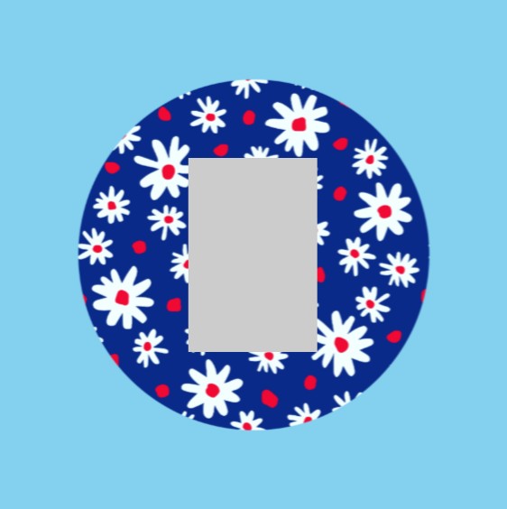 PATRIOTIC DAISIES PATTERN - SINGLE PATCH FOR THE SUGARSHIELD™ CASES BY ...