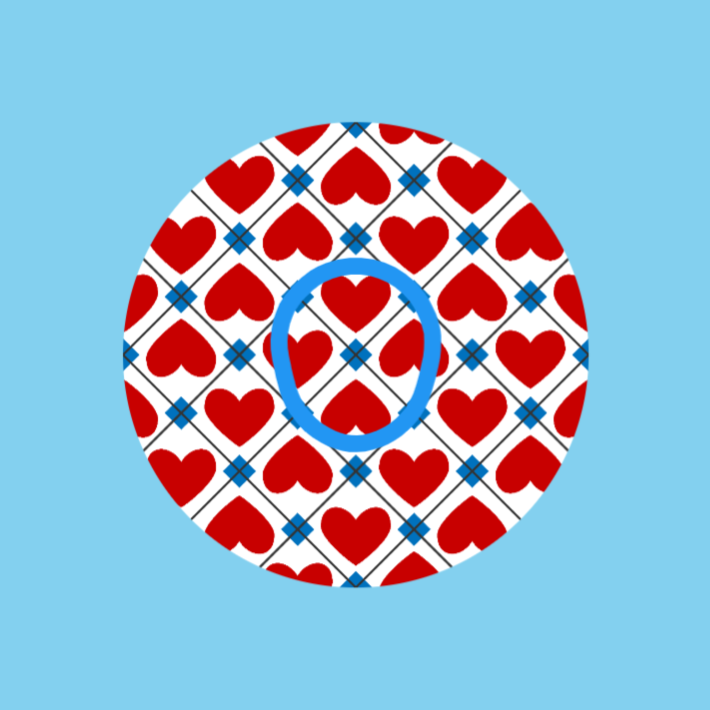 PATRIOTIC QUILTED HEARTS - DEXCOM G7 OR DEXCOM STELO OVERLAY