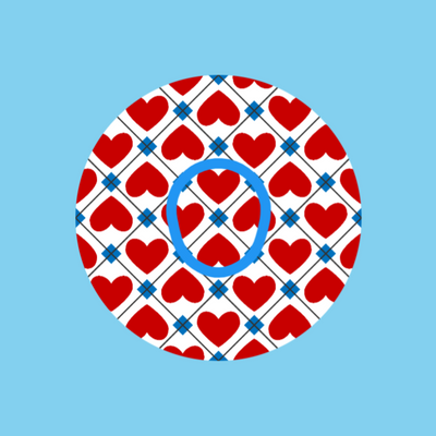 PATRIOTIC QUILTED HEARTS - DEXCOM G7 OR DEXCOM STELO OVERLAY