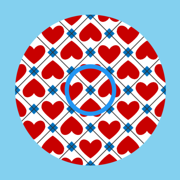 PATRIOTIC QUILTED HEARTS -  LIBRE 2 OVERLAY
